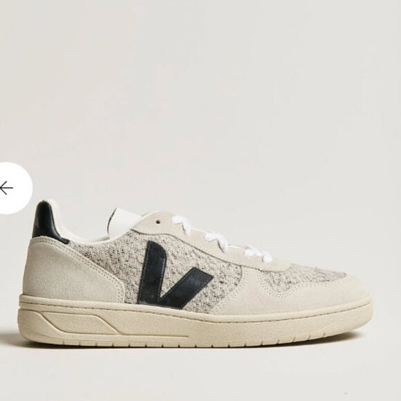 Veja V-10 Flannel in Snow/Black Size 8.5 US 40 EUR With Box - Picture 1 of 11